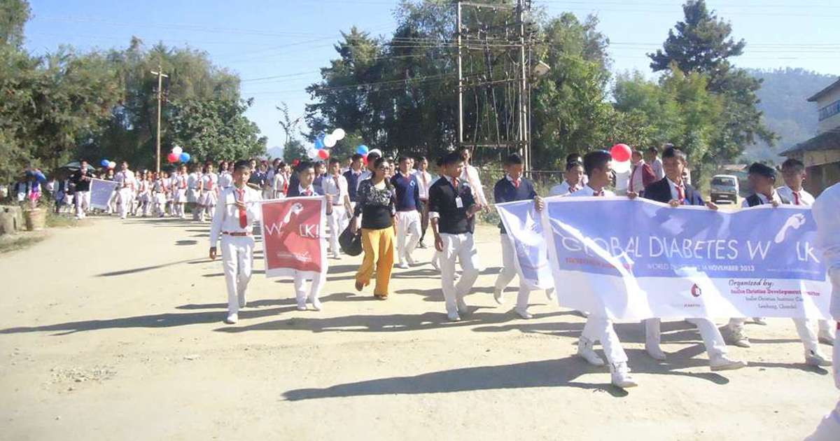 DM prevention through community mobilisation, India